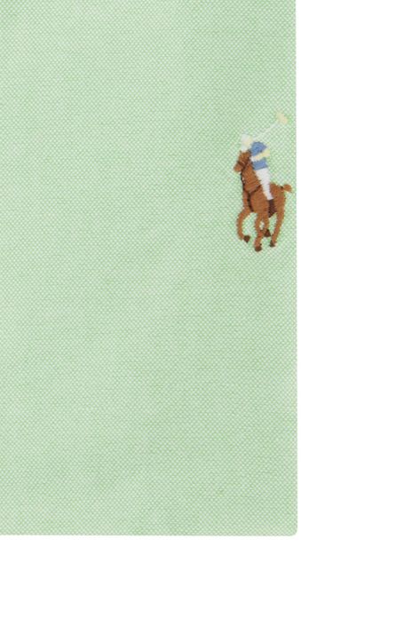 casual overhemd Polo Ralph Lauren Slim Fit groen effen katoen slim fit