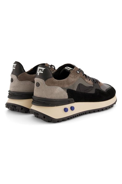 schoen Floris van Bommel effen leer grijs