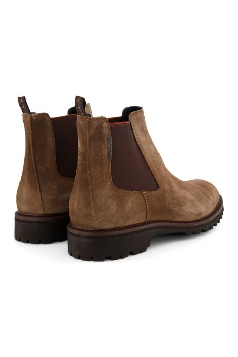 schoen Floris van Bommel effen leer bruin