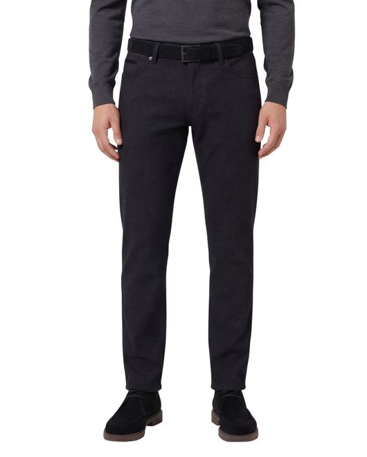 jeans Brax donkerblauw effen katoen