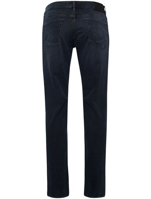 jeans Brax donkerblauw effen katoen