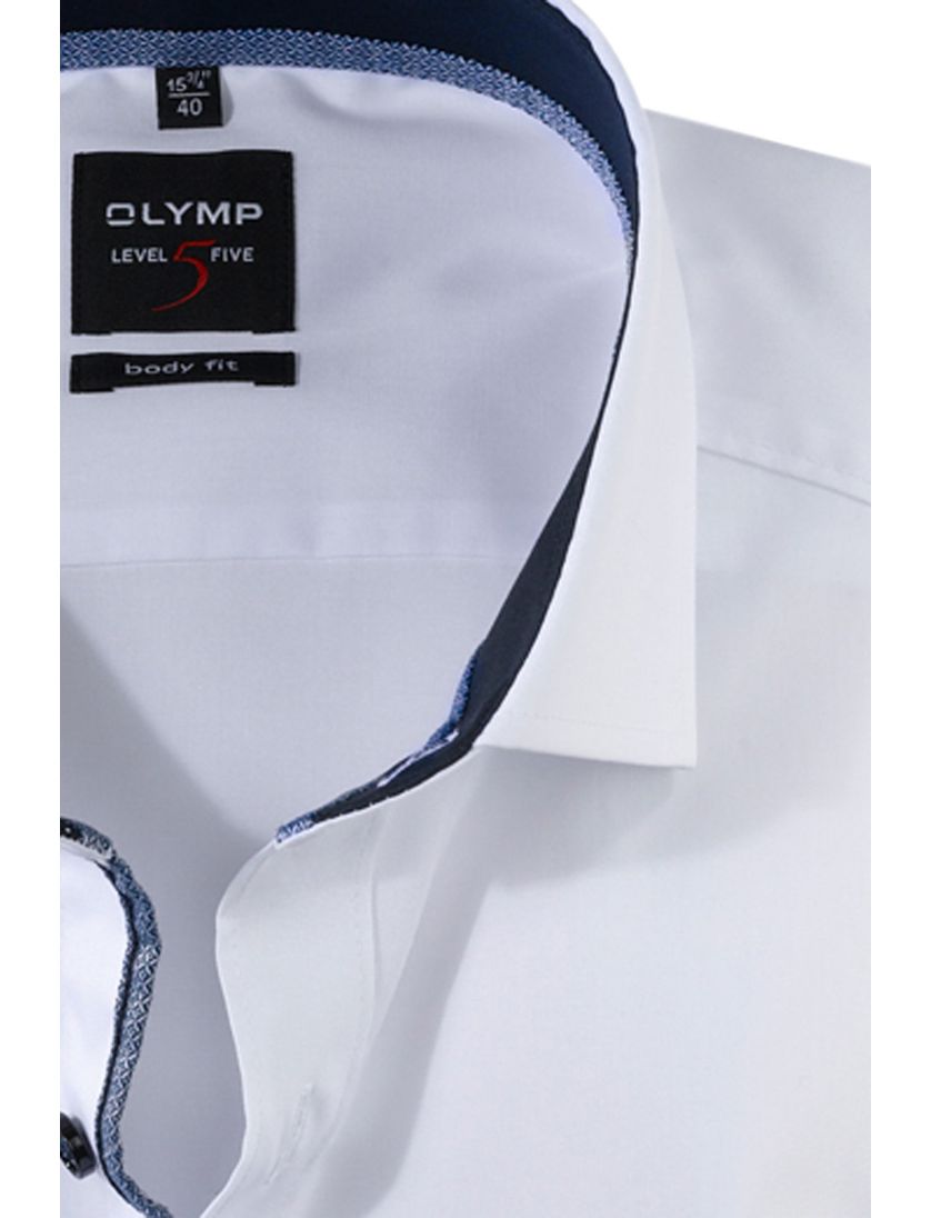 Witte Olymp business overhemd extra slim fit katoen