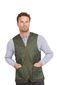 Barbour bodywarmer groen effen rits