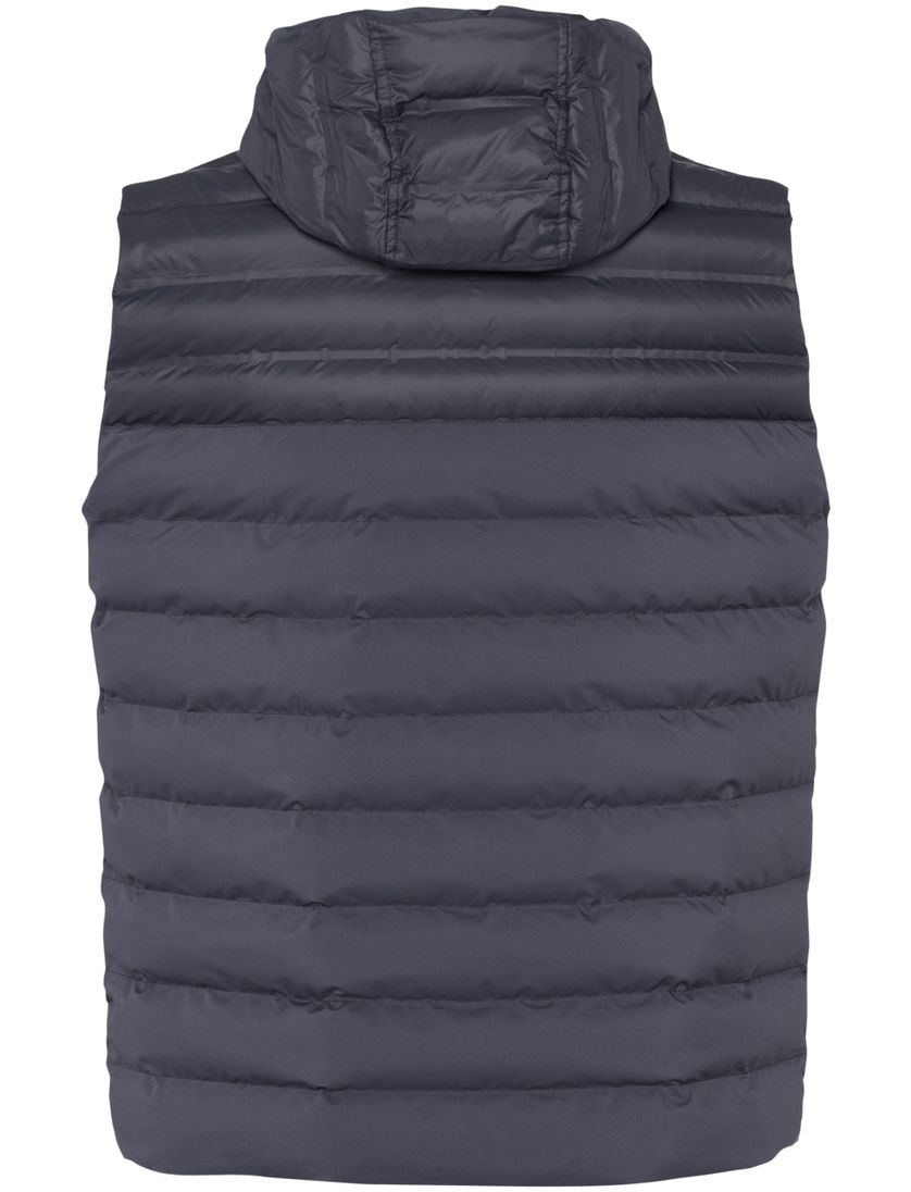 Brax bodywarmer grijs normale fit effen rits