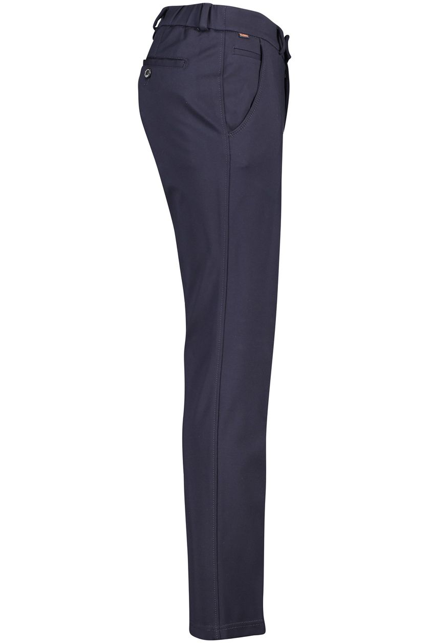 Eurex chino broek donkerblauw effen viscose