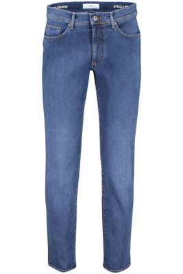 Brax Brax jeans blauw effen denim, katoen
