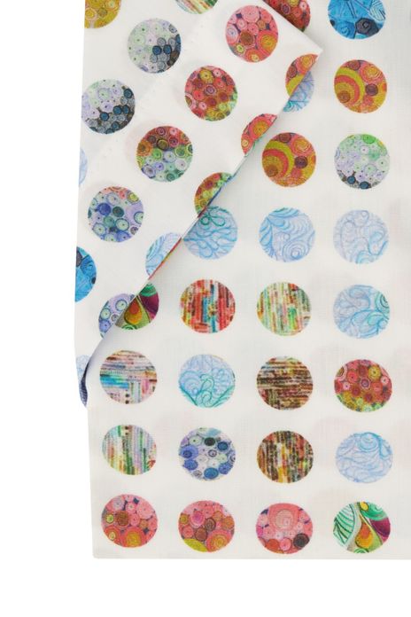 Portofino casual overhemd korte mouw wit