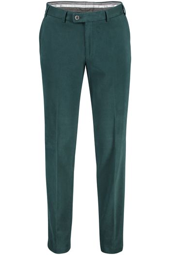 Hiltl Hiltl katoenen broek groen effen katoen