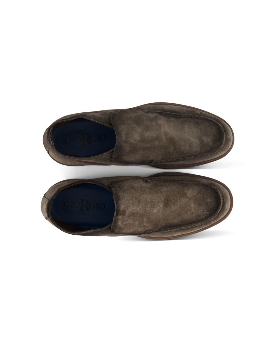 Leren schoenen Giorgio groen