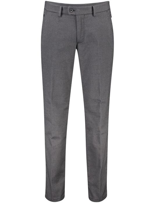 katoenen broek Eurex grijs geruit katoen Eurex