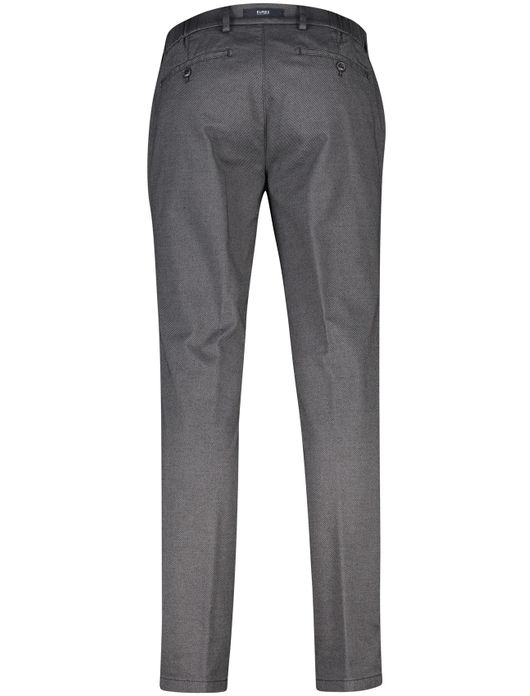 katoenen broek Eurex grijs geruit katoen Eurex