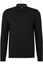 Boss Black Bono-L polo normale fit zwart effen wol