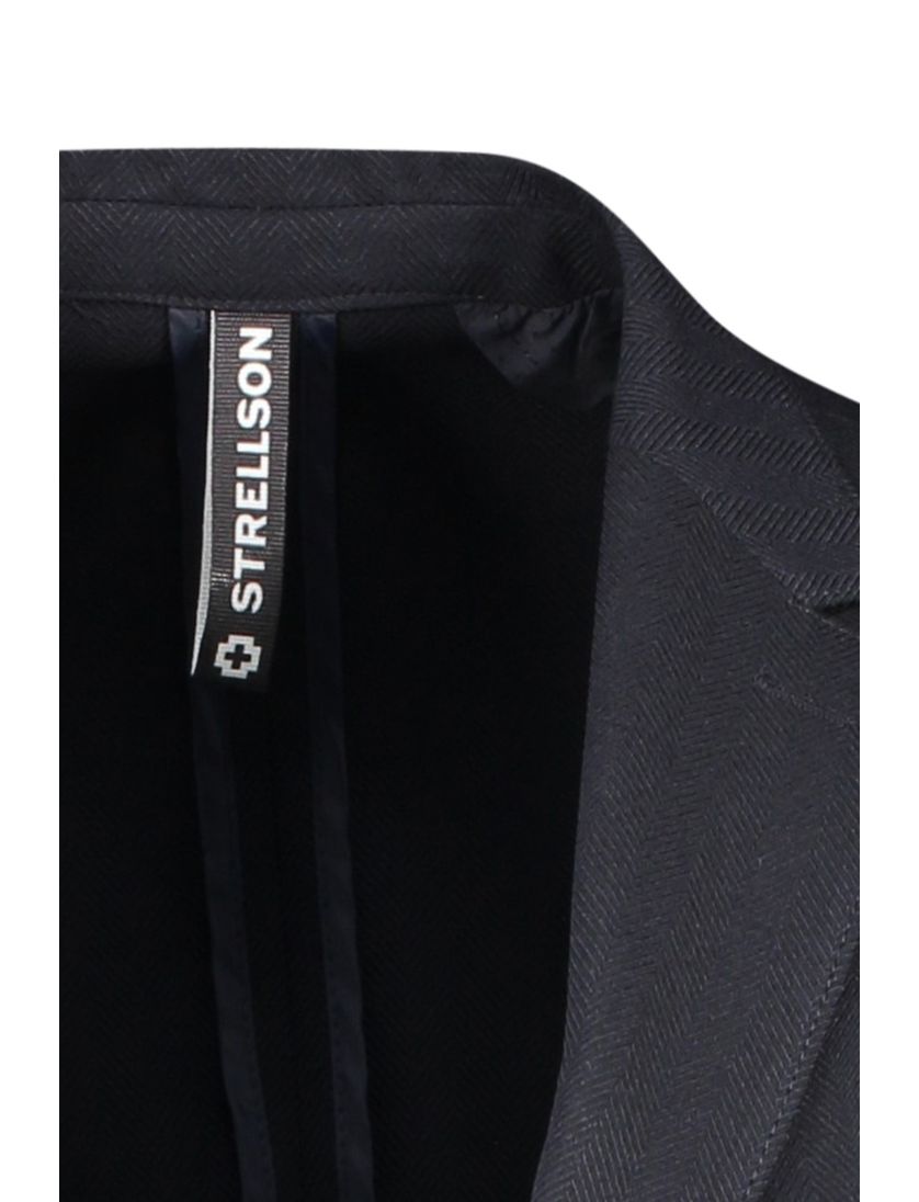 Strellson kostuum mix en match slim fit donkerblauw colbert