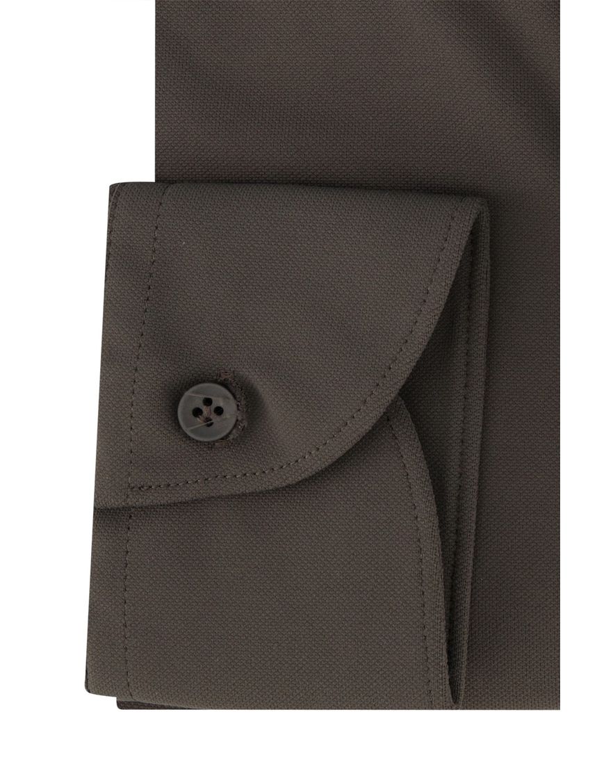 John Miller business overhemd slim fit groen effen