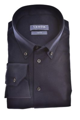 Ledub Ledub business overhemd donkerblauw normale fit