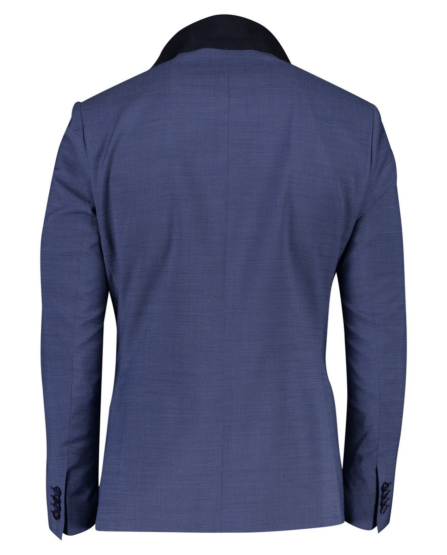 Roy Robson colbert blauw viscose Mix & Match