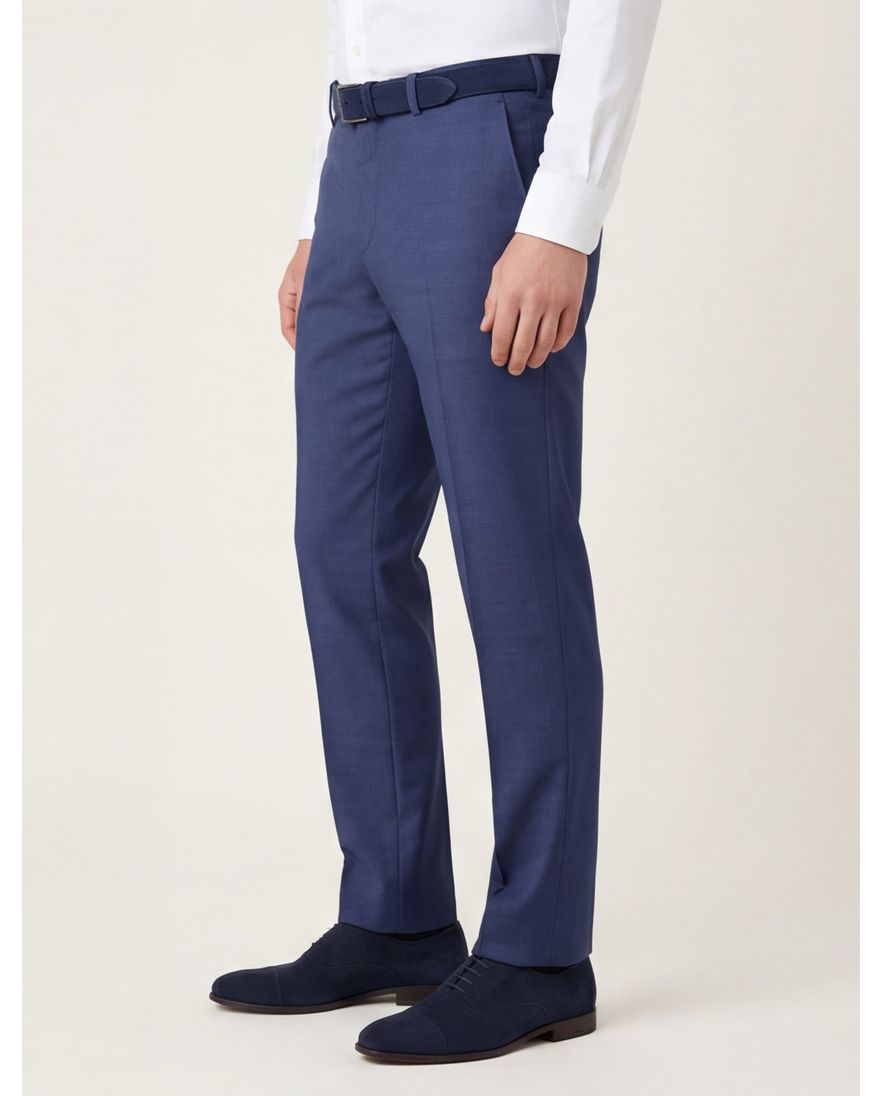 Roy Robson pantalon blauw viscose Mix & Match