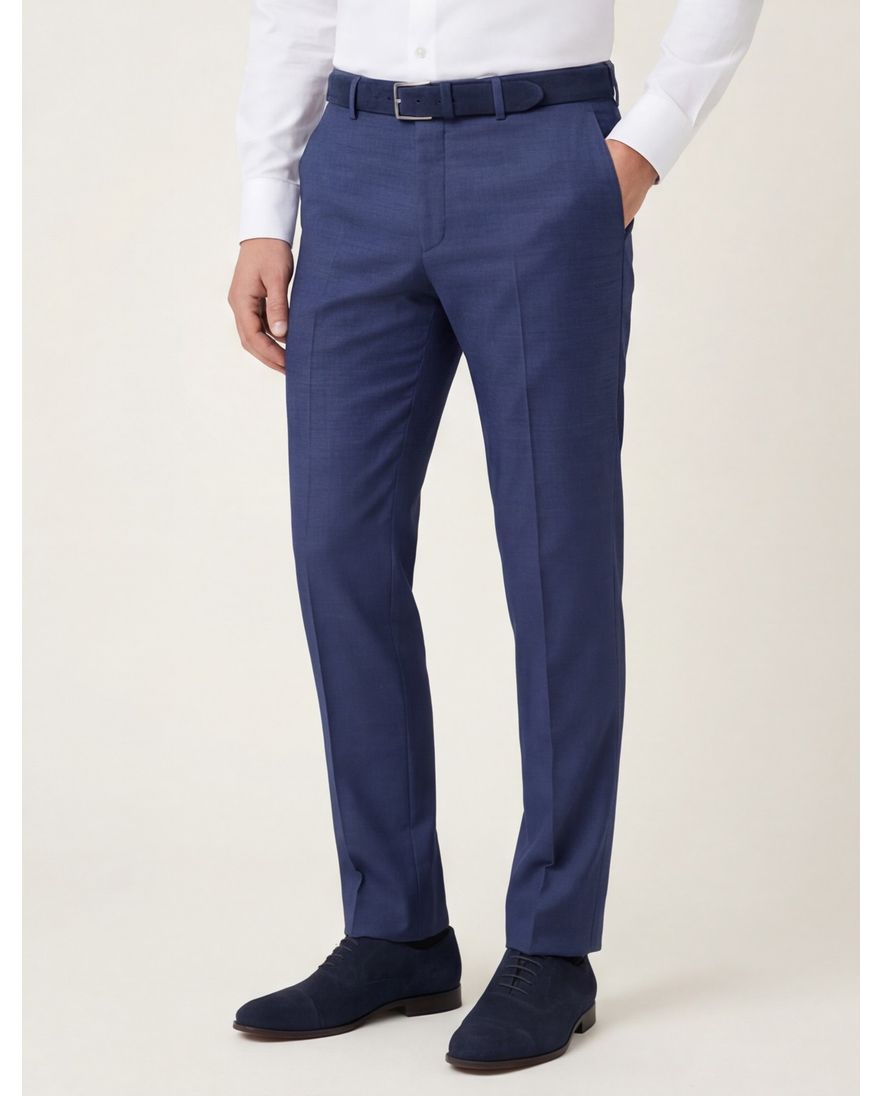 Roy Robson pantalon blauw viscose Mix & Match
