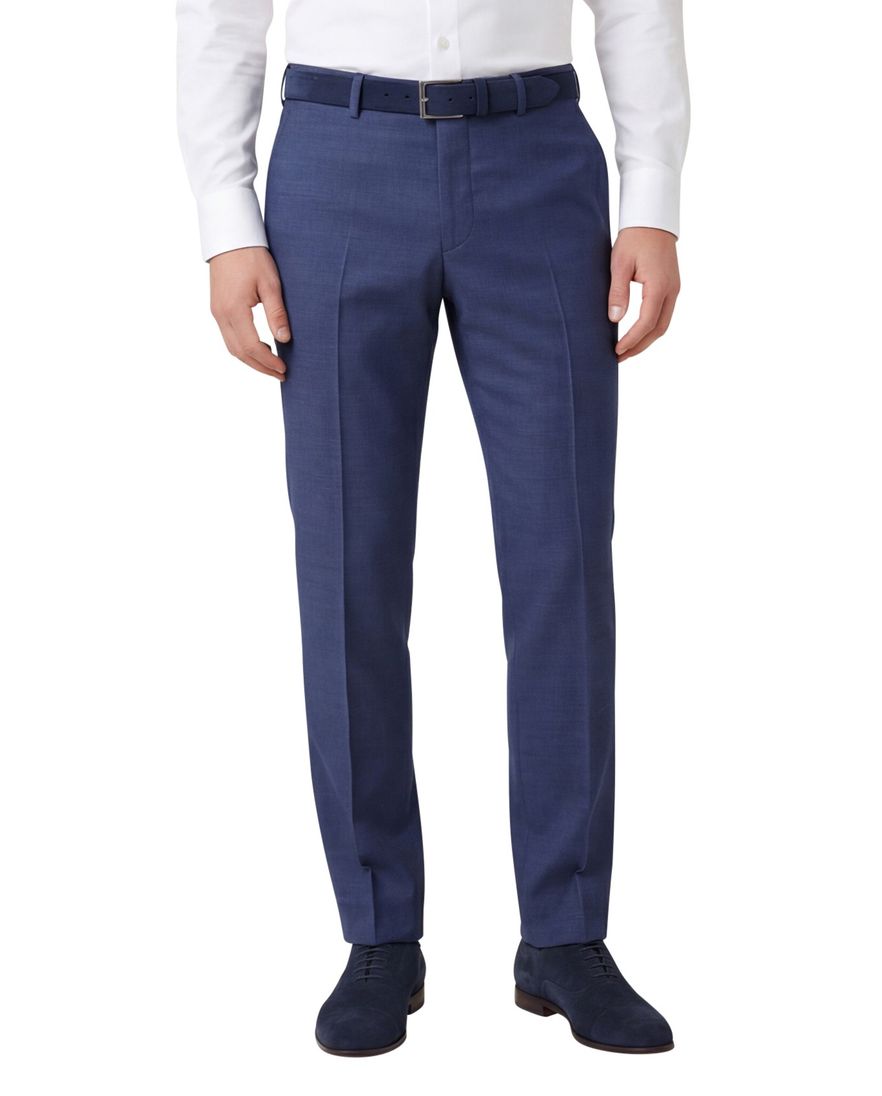 Roy Robson pantalon blauw viscose Mix & Match
