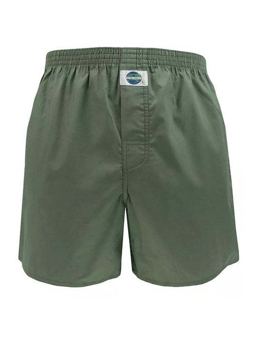 boxershort Deal effen katoen groen