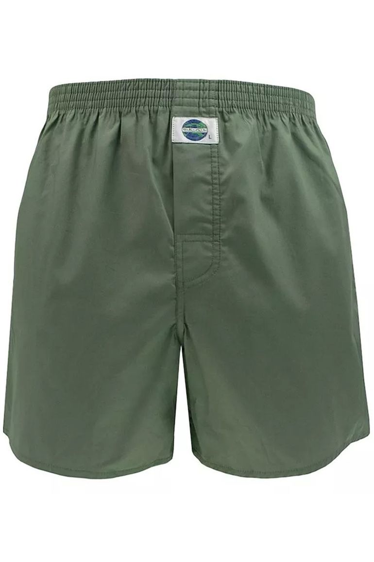 Deal boxershort groen effen katoen