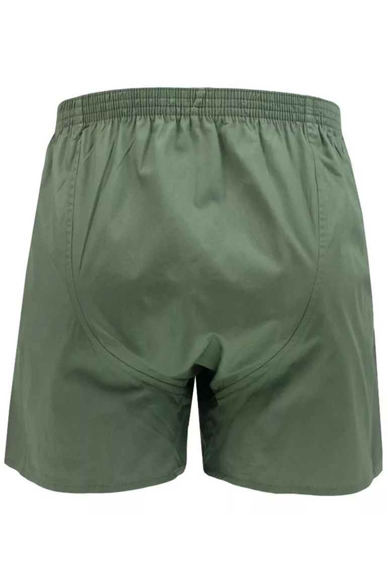 Deal boxershort groen effen katoen