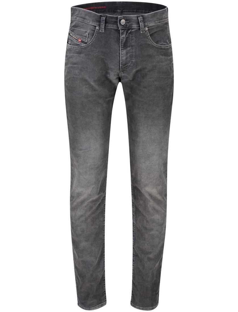 Diesel jeans grijs uni katoen D-strukt