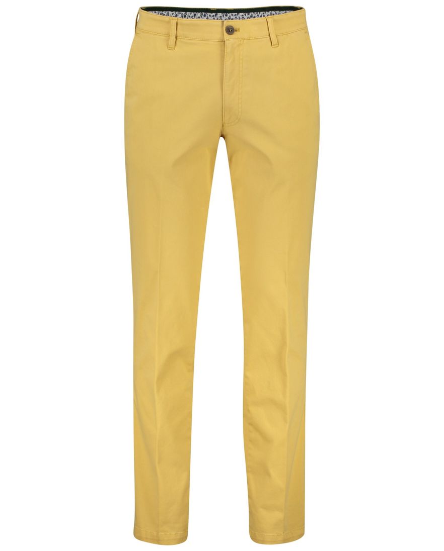 M.E.N.S. katoenen broek geel uni