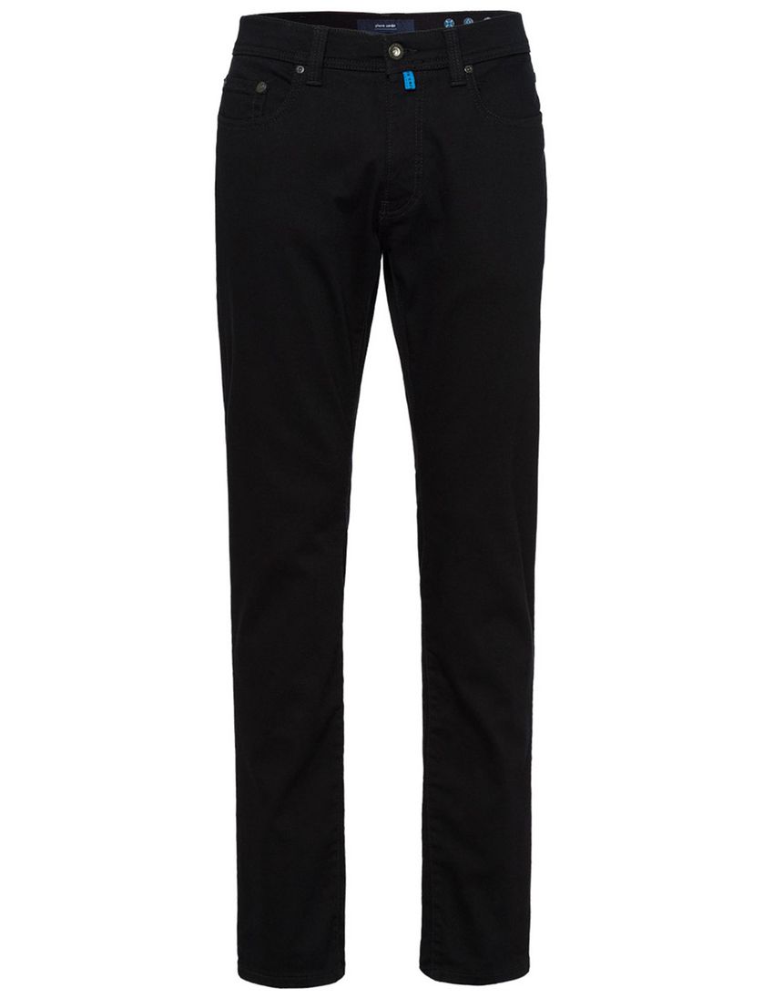 Pierre Cardin Future Flex Tapered Fit zwart 5-pocket