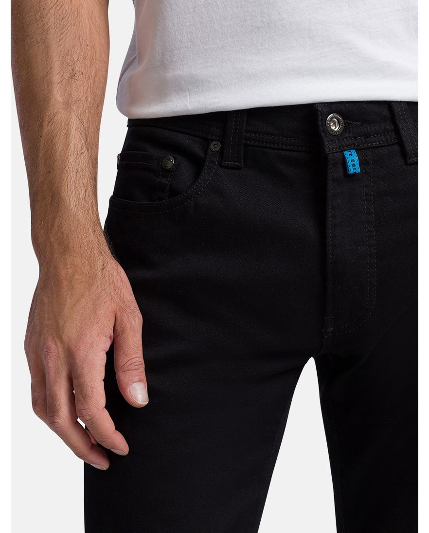 Pierre Cardin Future Flex Tapered Fit 5-pocket zwart