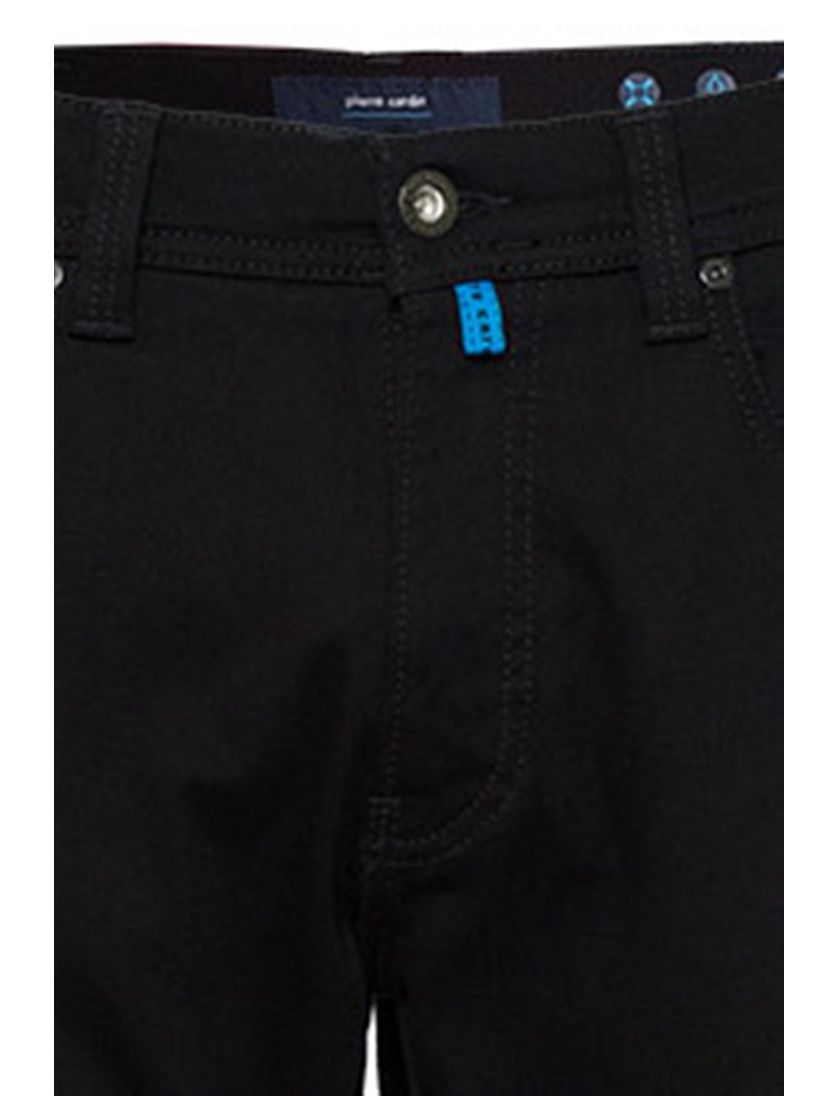 Pierre Cardin Future Flex Tapered Fit zwart 5-pocket