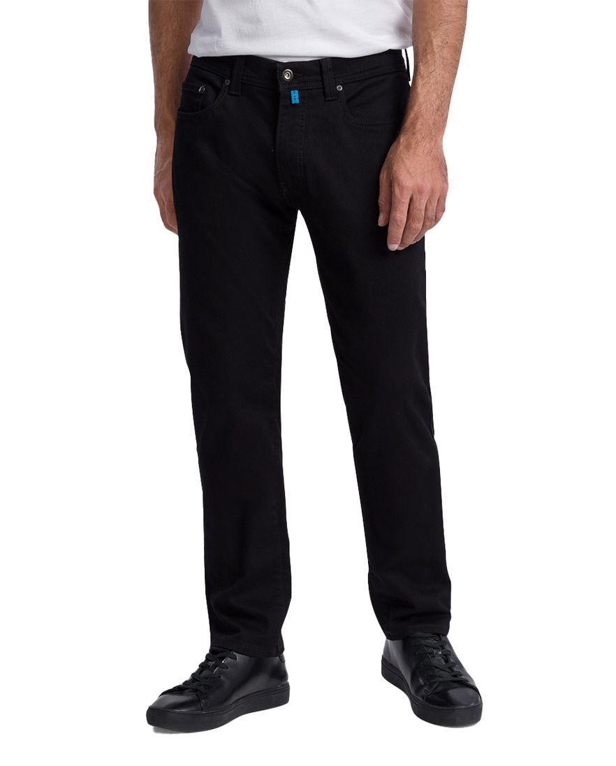 Pierre Cardin Future Flex Tapered Fit 5-pocket zwart