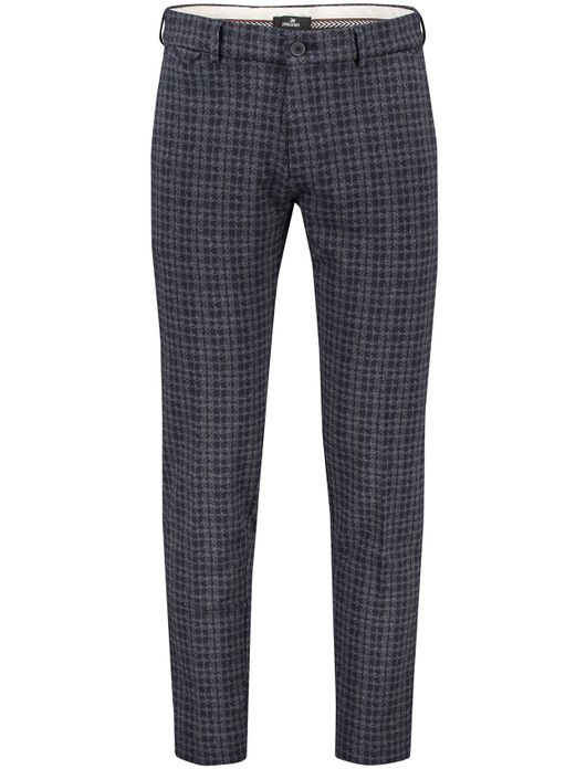 katoenen broek Vanguard grijs geruit katoen