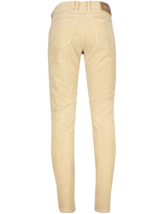 jeans Gardeur beige effen corduroy