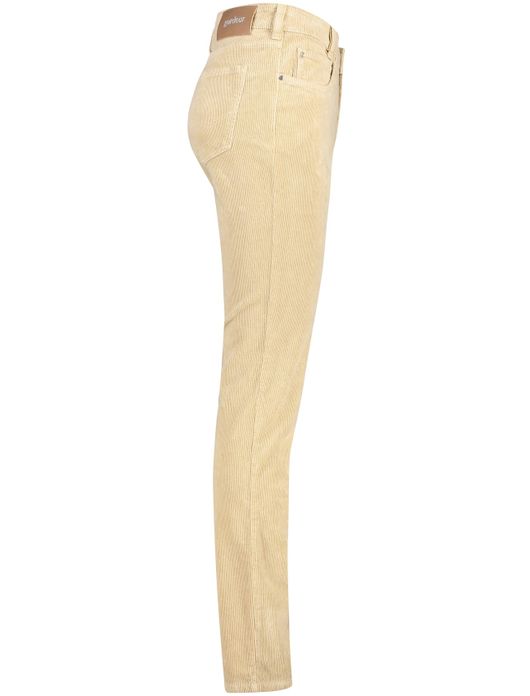 jeans Gardeur beige effen corduroy