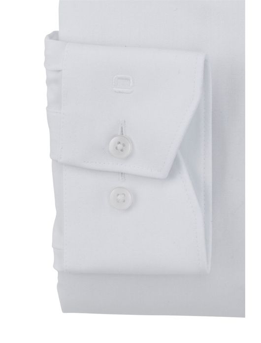 business overhemd Olymp Luxor Modern Fit wit effen katoen normale fit