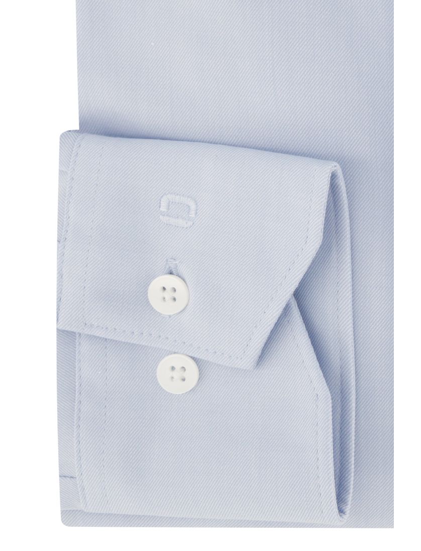 Olymp business overhemd lichtblauw semi-wide spread boord