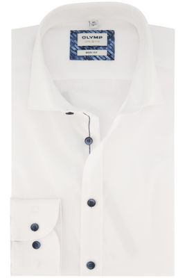 Olymp Olymp business overhemd  wit effen katoen extra slim fit