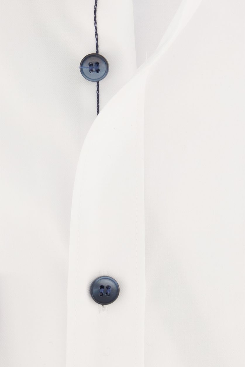 Olymp business overhemd  wit effen katoen extra slim fit