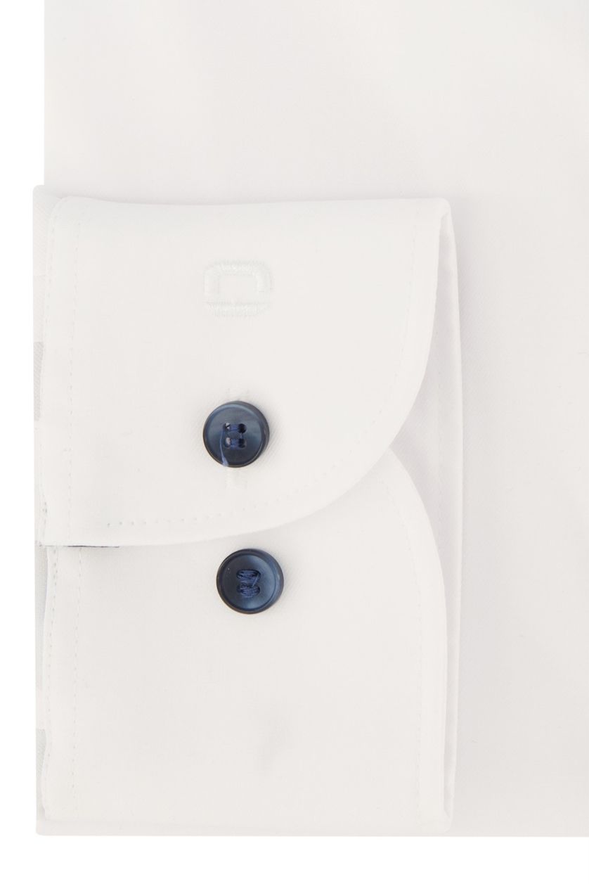 Olymp business overhemd  wit effen katoen extra slim fit