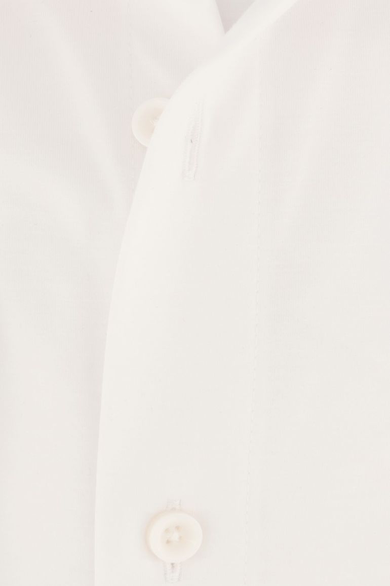 overhemd mouwlengte 7 Olymp wit effen katoen normale fit