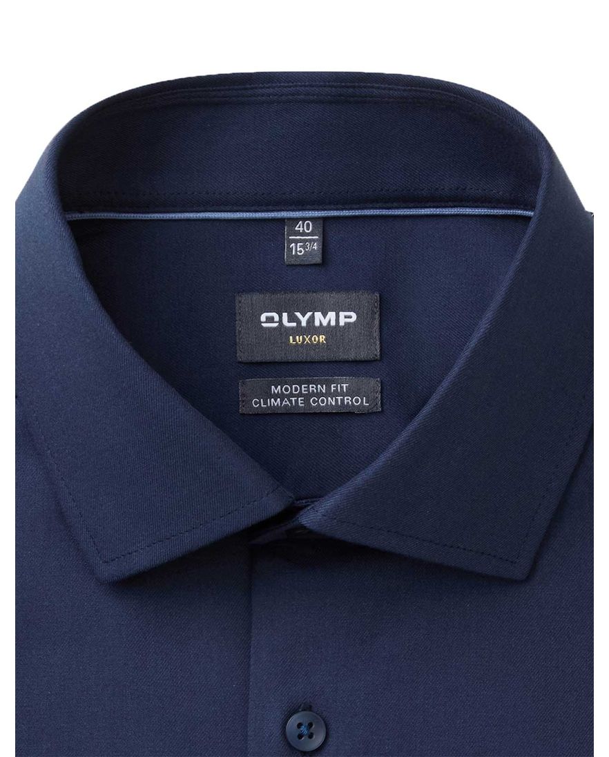 Olymp overhemd normale fit effen katoen