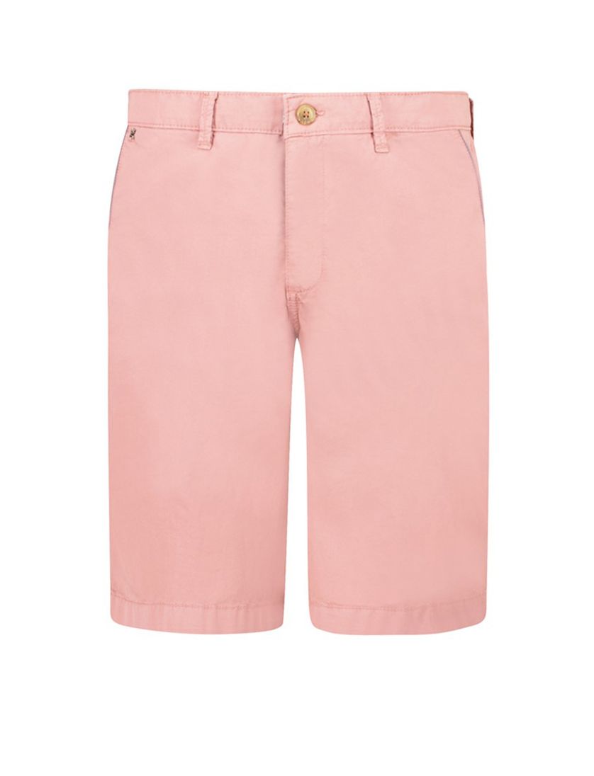 Gardeur korte broek Jasper roze effen katoen