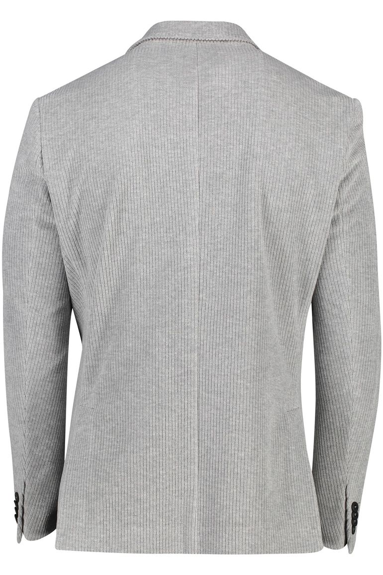 colbert Roy Robson katoen normale fit grijs effen