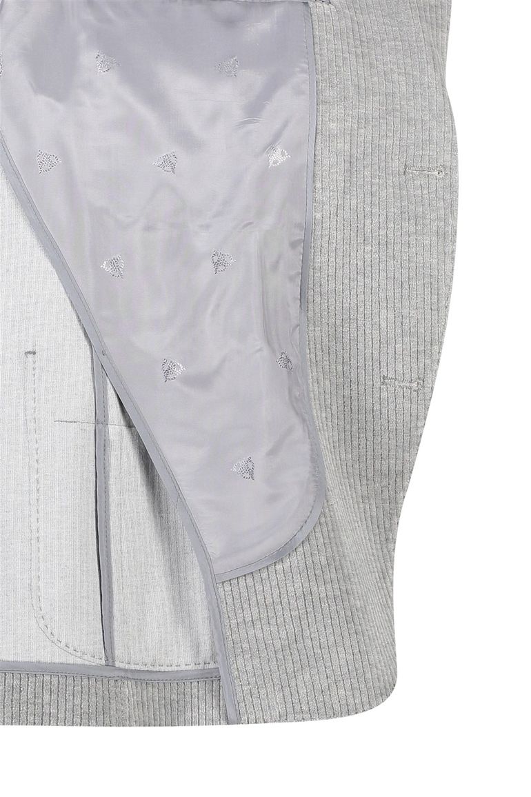 colbert Roy Robson katoen normale fit grijs effen