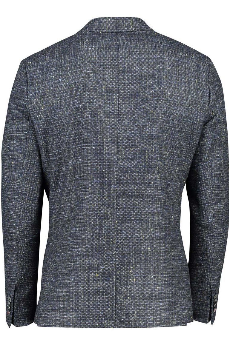 colbert Roy Robson wol slim fit groen geruit