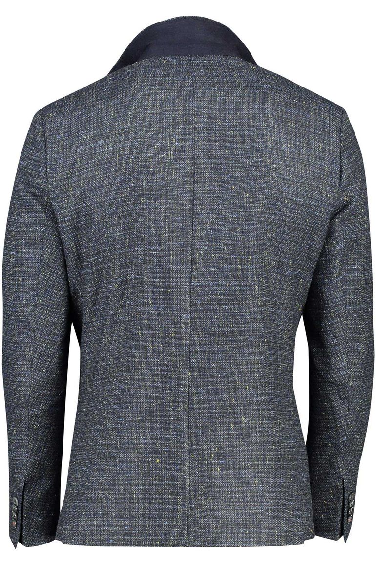 colbert Roy Robson wol slim fit groen geruit