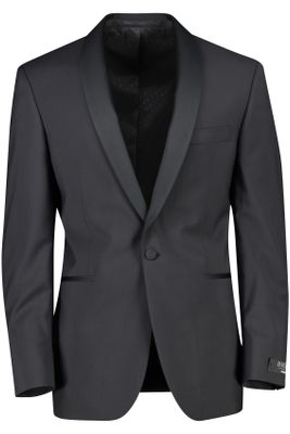 Digel Digel smoking colbert mix en match wol normale fit zwart effen