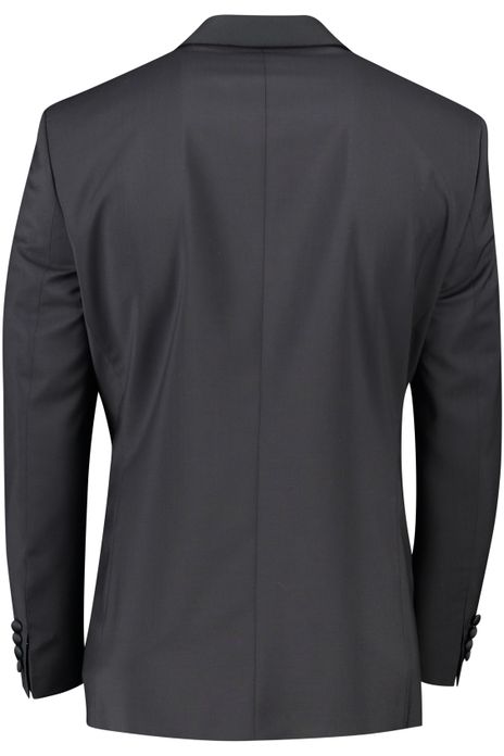 Digel smoking colbert mix en match zwart effen wol normale fit