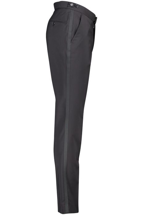 Digel smoking colbert mix en match zwart effen wol normale fit